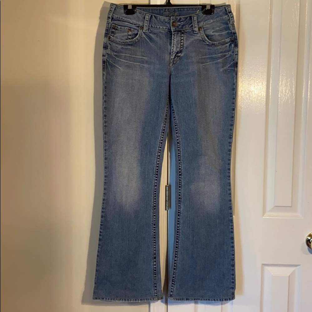 Silver Suki Jeans